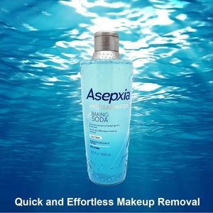 New: Asepxia
MICELLAR WATER  BAKING SODA
Makeup Remover 13.5 fl oz.